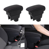 Maxbell Auto Car Armrest Box Elbow Support Case Extender Tidying Sturdy Arm Rest Box without USB