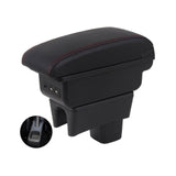 Maxbell Auto Car Armrest Box Elbow Support Case Extender Tidying Sturdy Arm Rest Box with USB