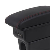 Maxbell Auto Car Armrest Box Elbow Support Case Extender Tidying Sturdy Arm Rest Box with USB