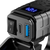 Maxbell Motorcycle USB Charger 12 to 24V Car Charger for Marines Boats Cars Rvs