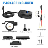 Maxbell Motorcycle USB Charger 12 to 24V Car Charger for Marines Boats Cars Rvs