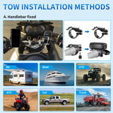 Maxbell Motorcycle USB Charger 12 to 24V Car Charger for Marines Boats Cars Rvs