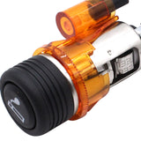 Maxbell Orange Cigarette Lighter Socket Durable Spare Parts Replaces for Ford