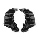 Maxbell 2Pcs Front Bumper Bracket Black Accessories for Peugeot 107 2005 - 2014