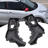 Maxbell 2Pcs Front Bumper Bracket Black Accessories for Peugeot 107 2005 - 2014