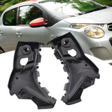 Maxbell 2Pcs Front Bumper Bracket Black Accessories for Peugeot 107 2005 - 2014