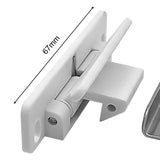 Maxbell RV Cabinet latches Cabinet Latch Door Catch for Kitchen Closets Drawers White