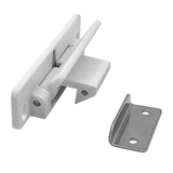 Maxbell RV Cabinet latches Cabinet Latch Door Catch for Kitchen Closets Drawers White