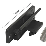 Maxbell RV Cabinet latches Cabinet Latch Door Catch for Kitchen Closets Drawers Black