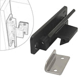 Maxbell RV Cabinet latches Cabinet Latch Door Catch for Kitchen Closets Drawers Black