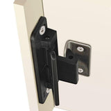Maxbell RV Cabinet latches Cabinet Latch Door Catch for Kitchen Closets Drawers Black