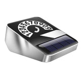 Maxbell Car Phone Number Card Automobile Interior Aluminum Alloy Parking Number Card Silver