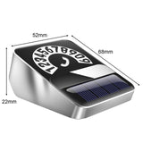 Maxbell Car Phone Number Card Automobile Interior Aluminum Alloy Parking Number Card Silver