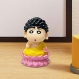 Maxbell Car Dashboard Decoration Crayon Shin-chan Statue Shinnosuke Nohara Figurine