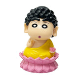 Maxbell Car Dashboard Decoration Crayon Shin-chan Figure Shinnosuke Nohara Figurine