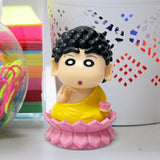 Maxbell Car Dashboard Decoration Crayon Shin-chan Figure Shinnosuke Nohara Figurine