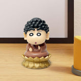 Maxbell Car Dashboard Decoration Crayon Shin-chan Figure Shinnosuke Nohara Figurine