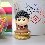 Maxbell Car Dashboard Decoration Crayon Shin-chan Figure Shinnosuke Nohara Figurine