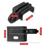 Maxbell 2 Pieces Tow Hook Mounting Bracket Black 88711 for Toyota Tacoma 09-23