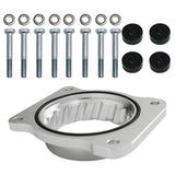 Maxbell Throttle Body Spacer Spare Parts Replacement Parts Equipment Easy to Install Silver