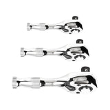 Maxbell 3Pcs Stubby Drive Ratchet Set Portable Flexible Quick Release Ratchet Wrench Print A