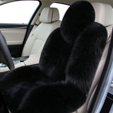 Maxbell Car Seat Cover Plush Car Seat Cushions Cover for Office Chair Car Decor Black