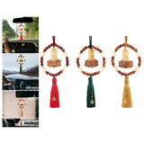 Maxbell Car Rearview Mirror Pendant Lucky Decor for Friend Wall Feng Shui Decor Red Tassel