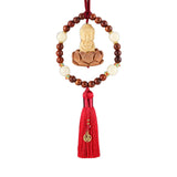 Maxbell Car Rearview Mirror Pendant Lucky Decor for Friend Wall Feng Shui Decor Red Tassel