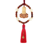 Maxbell Car Rearview Mirror Pendant Lucky Decor for Friend Wall Feng Shui Decor Red Tassel