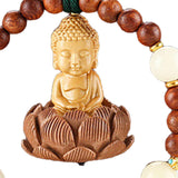 Maxbell Car Rearview Mirror Pendant Lucky Decor for Friend Wall Feng Shui Decor Green Tassel