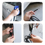 Maxbell Car Door Edge Guard Protector Exterior Accessories Rubber for Truck ATV black