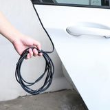 Maxbell Car Door Edge Guard Protector Exterior Accessories Rubber for Truck ATV black