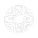 Maxbell Car Door Edge Guard Protector Exterior Accessories Rubber for Truck ATV white