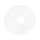 Maxbell Car Door Edge Guard Protector Exterior Accessories Rubber for Truck ATV white