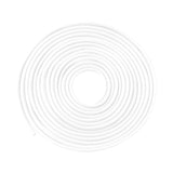 Maxbell Car Door Edge Guard Protector Exterior Accessories Rubber for Truck ATV white