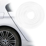 Maxbell Car Door Edge Guard Protector Exterior Accessories Rubber for Truck ATV white