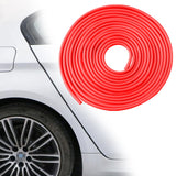 Maxbell Car Door Edge Guard Protector Exterior Accessories Rubber for Truck ATV red