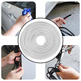 Maxbell Car Door Edge Guard Protector Exterior Accessories Rubber for Truck ATV gray