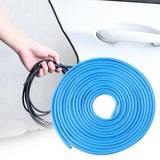 Maxbell Car Door Edge Guard Protector Exterior Accessories Rubber for Truck ATV blue