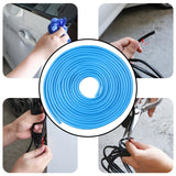 Maxbell Car Door Edge Guard Protector Exterior Accessories Rubber for Truck ATV blue