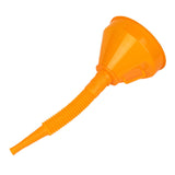Automotive Funnel Oil Funnel with Hose for Engine Oil Liquid Oil Change orange 145mm
