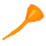 Automotive Funnel Oil Funnel with Hose for Engine Oil Liquid Oil Change orange 145mm