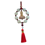 Maxbell Car Pendant Feng Shui Ornament Universal Resin Gift Tassel Dangling Ornament Style A