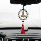 Maxbell Car Pendant Feng Shui Ornament Universal Resin Gift Tassel Dangling Ornament Style A