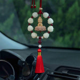 Maxbell Car Pendant Feng Shui Ornament Universal Resin Gift Tassel Dangling Ornament Style A