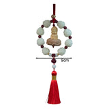 Maxbell Car Pendant Feng Shui Ornament Universal Resin Gift Tassel Dangling Ornament Style B