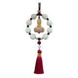 Maxbell Car Pendant Feng Shui Ornament Universal Resin Gift Tassel Dangling Ornament Style C