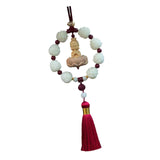 Maxbell Car Pendant Feng Shui Ornament Universal Resin Gift Tassel Dangling Ornament Style C