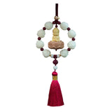 Maxbell Car Pendant Feng Shui Ornament Universal Resin Gift Tassel Dangling Ornament Style D