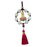 Maxbell Car Pendant Feng Shui Ornament Universal Resin Gift Tassel Dangling Ornament Style D
